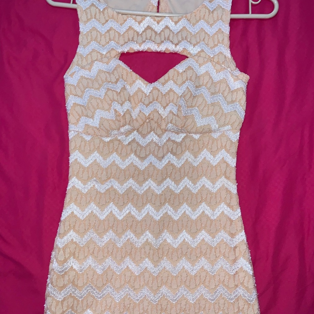 Peach dress